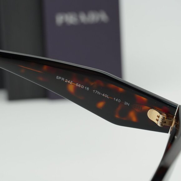 Prada PR24ZS 17N40L Square Sunglasses - Root Tortoise/Dark Grey main image 3